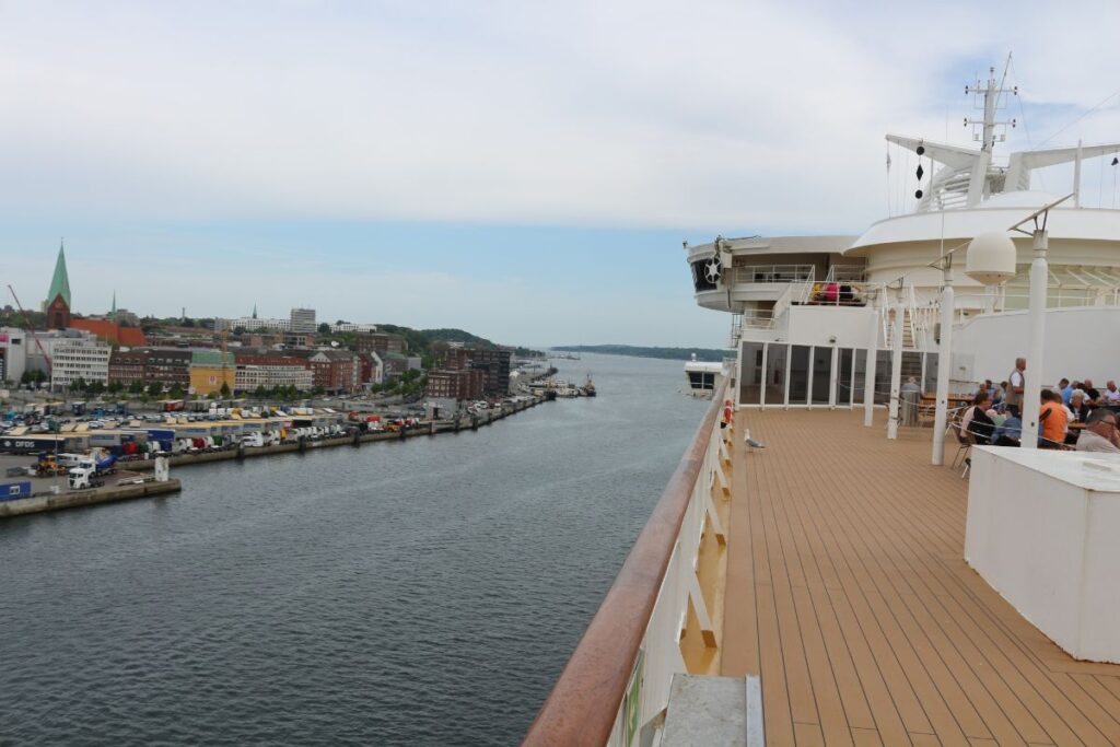 aan boord minicruise Kiel Oslo